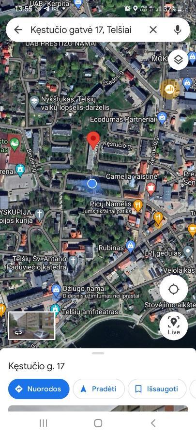 Mona Apartamentai Telšiai エクステリア 写真